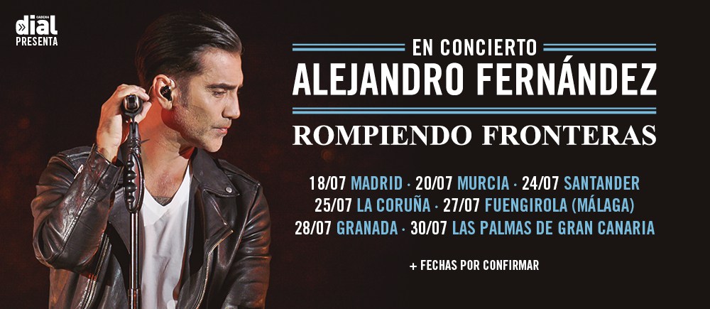 Alejandro Fernández anuncia siete conciertos en España