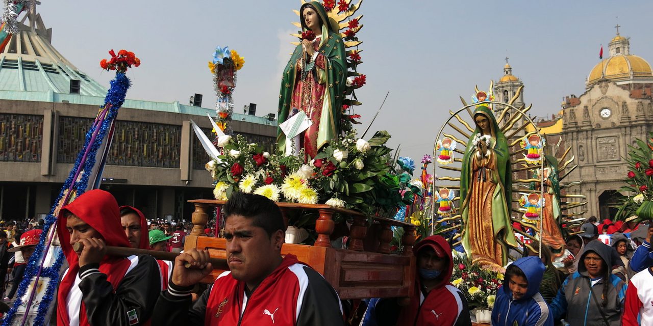 Peregrinación a la basílica de Guadalupe, en la Ciudad de México