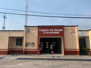 Centro de salud en Tlayacapan